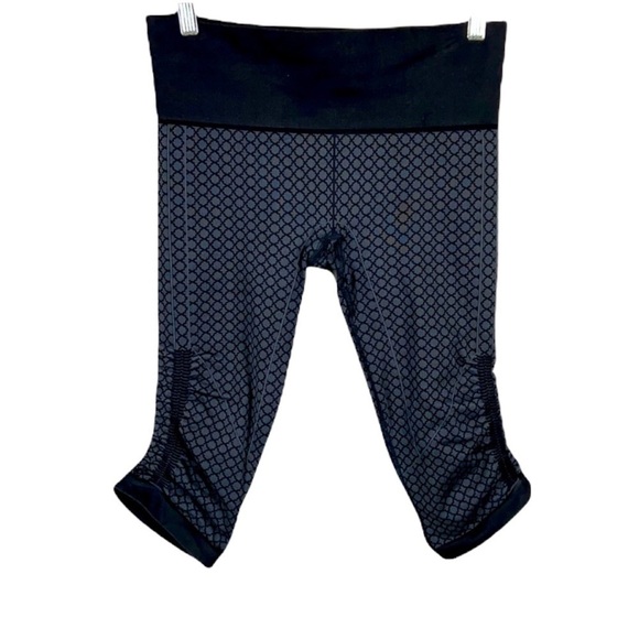LULULEMON In the Flow Crop II Leggings In Geo Soul size 8 - Picture 2 of 10